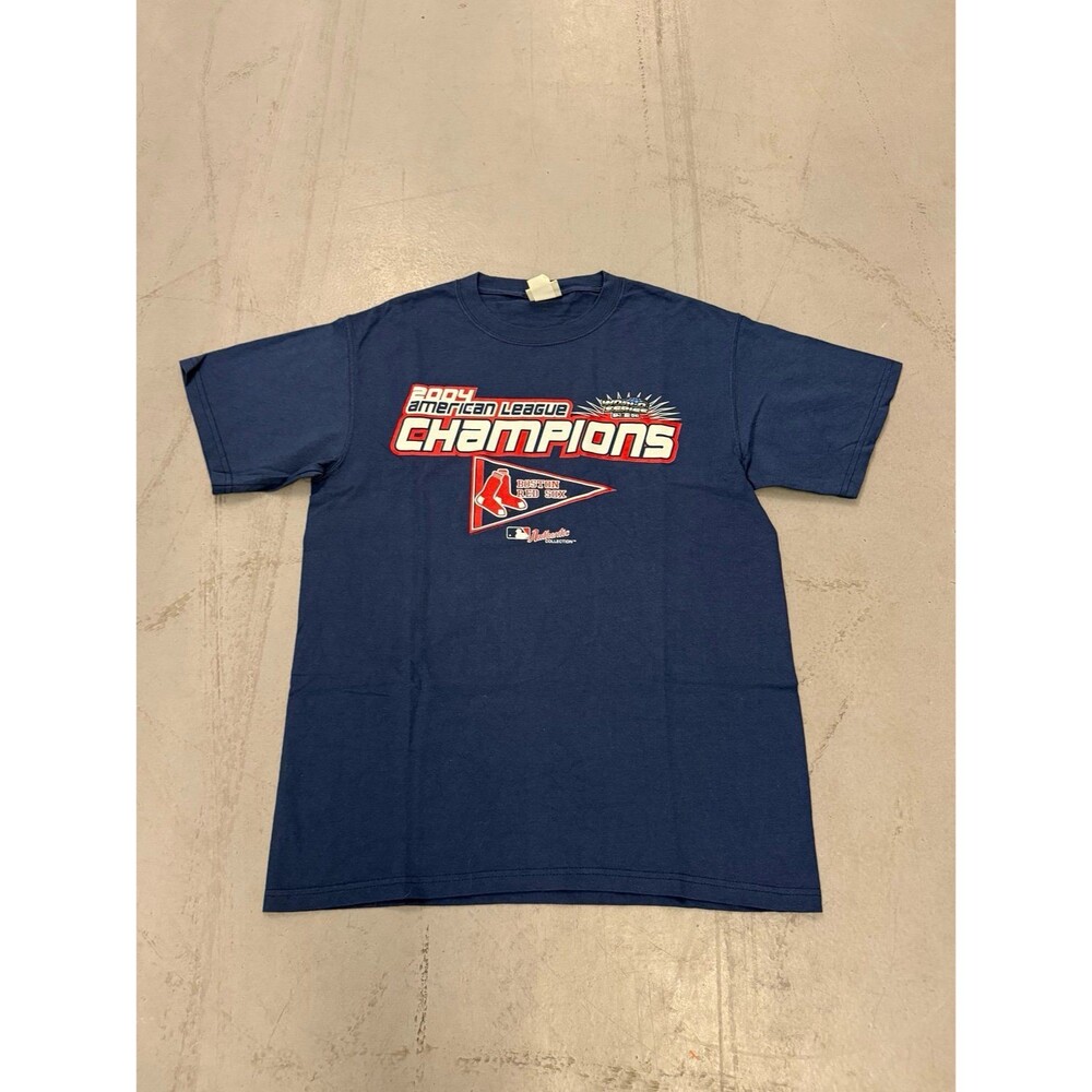 Vintage Boston Red Sox 2004 AL Champions Lee Sports Men’s Tee Size Medium